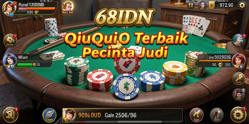 Gameplay QiuQiu yang seru dan interaktif di 68IDN.