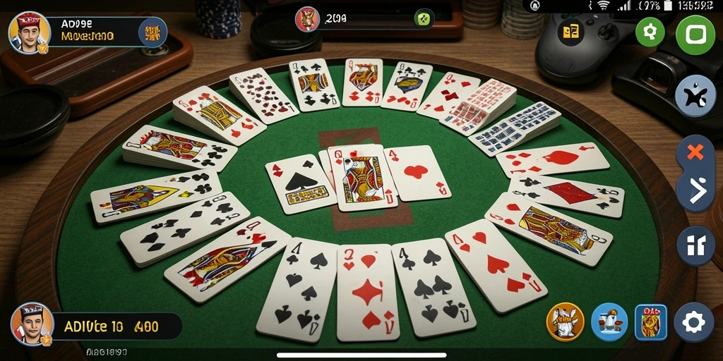 Gameplay ADI99 yang seru dalam permainan Gaple.