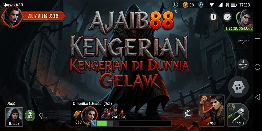 Screenshot AJAIB88 menampilkan suasana permainan yang menegangkan dan mencekam.
