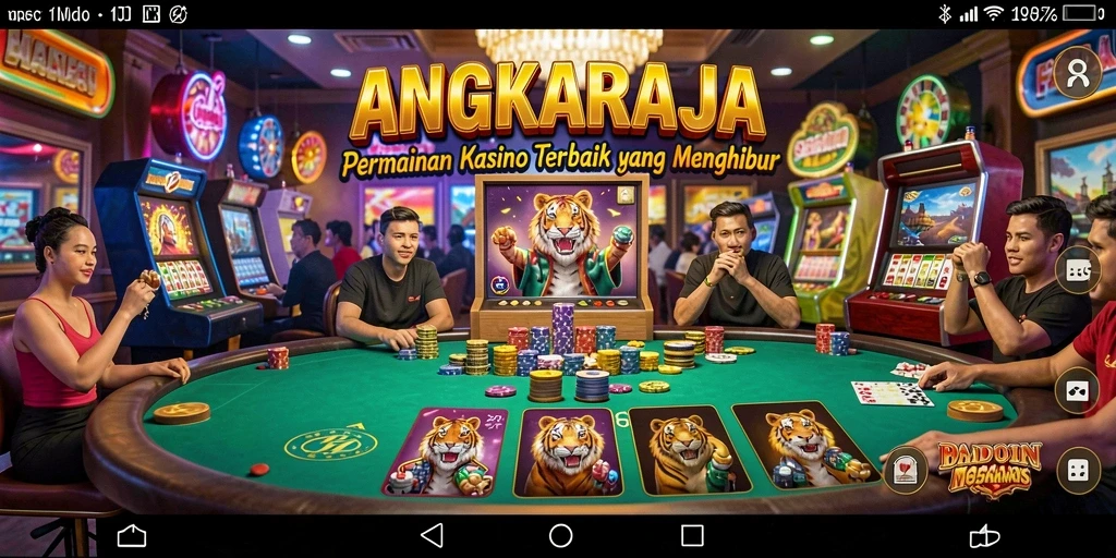 Tampilan gameplay menarik dari game Kasino ANGKARAJA.