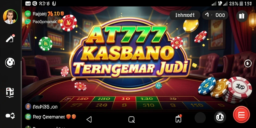 Gambaran gameplay menarik dari AT777 saat bermain game Kasino.