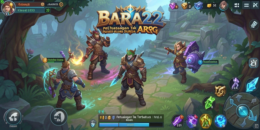 Gameplay menarik dan pertarungan seru di BARA22.