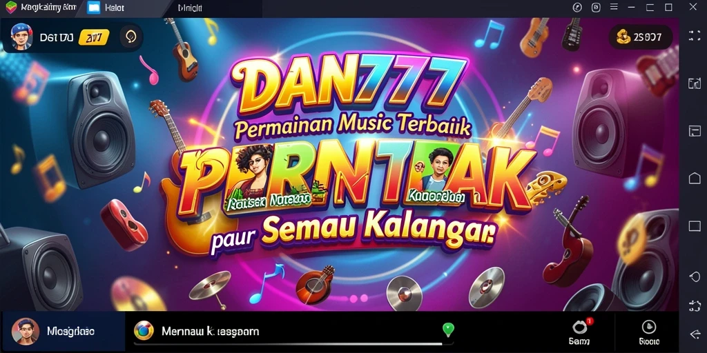 Tampilan gameplay DAN777 yang penuh warna dan menarik.