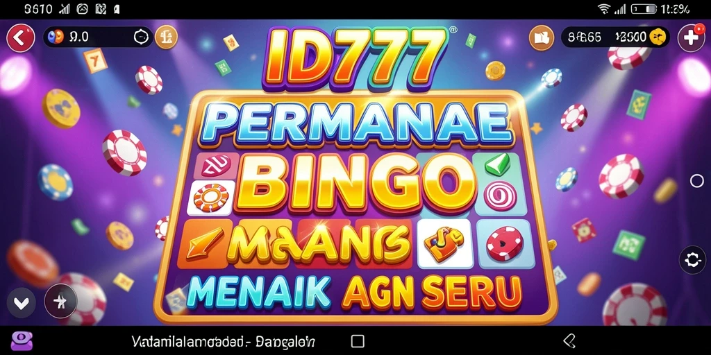Gameplay seru di ID777 dengan pemain menikmati permainan Bingo.