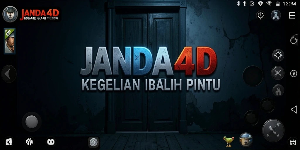 Screenshot menampilkan suasana mencekam dalam gameplay JANDA4D.