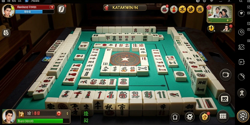 Tampilan gameplay KATAKWIN yang seru dan interaktif.