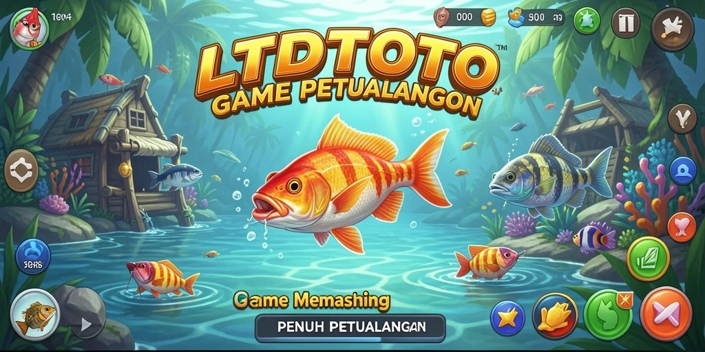 Tampilan gameplay LTDTOTO dengan pengalaman memancing yang seru.