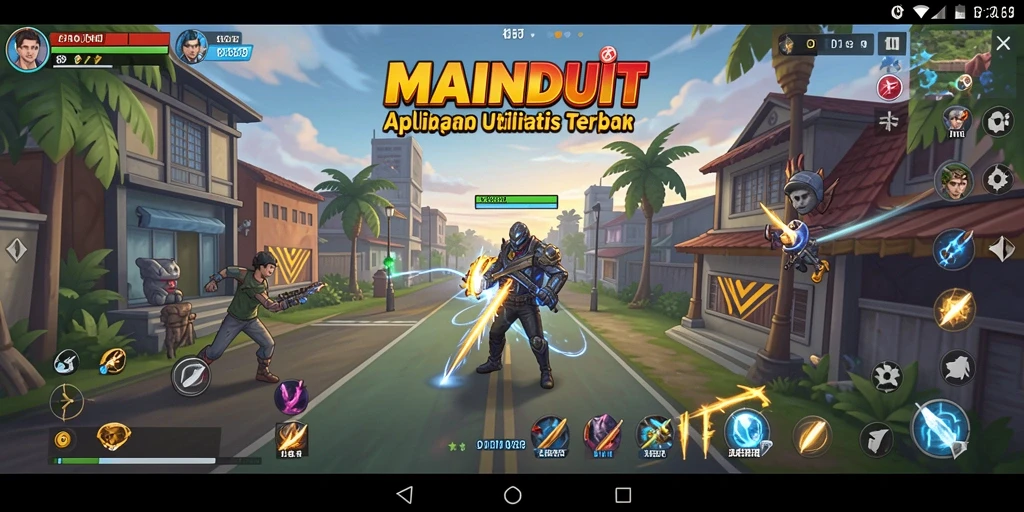 Tampilan antarmuka MAINDUIT yang mudah digunakan dan menarik.
