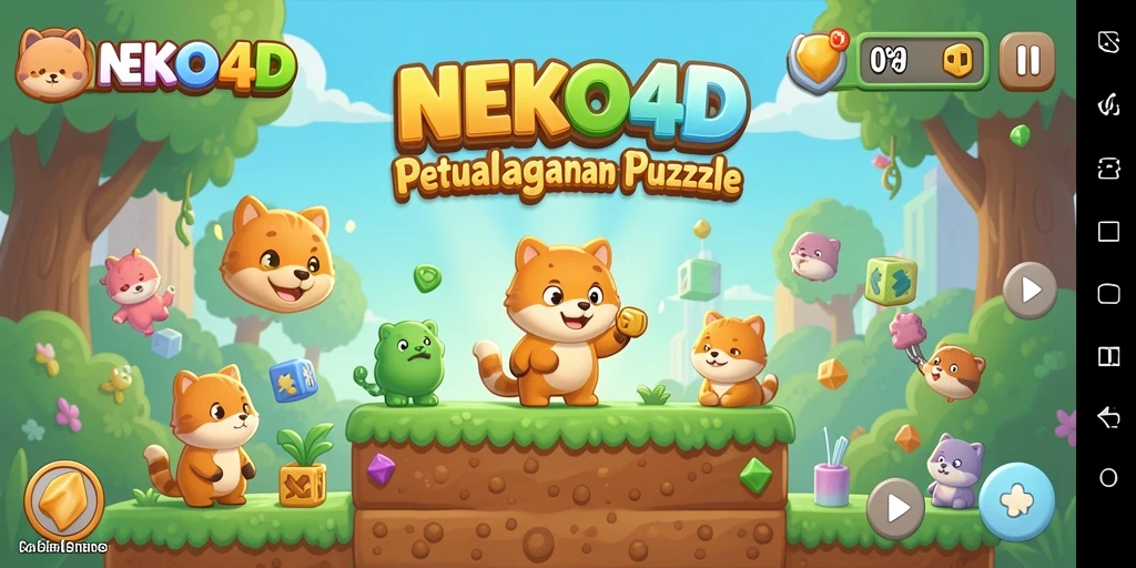 Tampilan gameplay puzzle yang seru dan menarik.