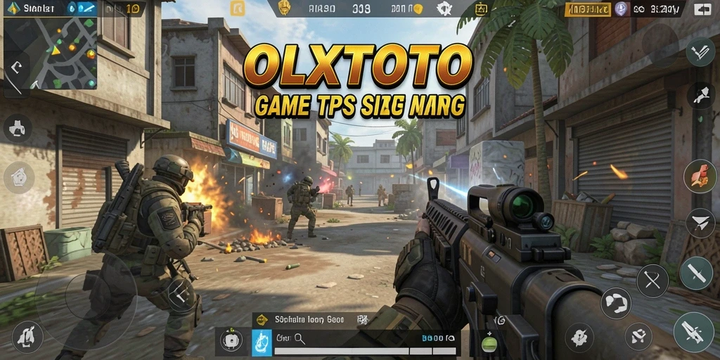 Tampilan gameplay OLXTOTO yang menakjubkan dalam aksi TPS.