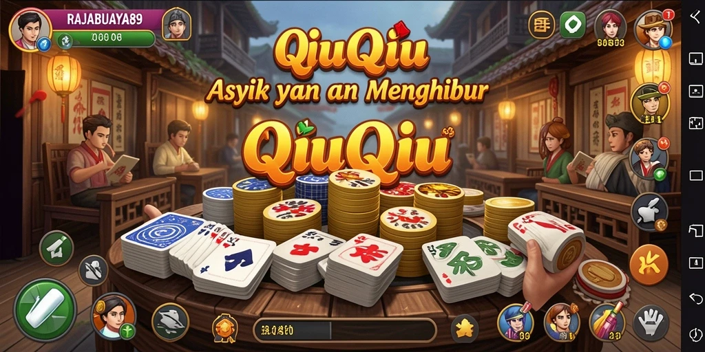 Gameplay seru QiuQiu di RAJABUAYA89 yang menghibur.