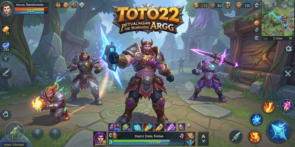 Tangkapan layar menampilkan aksi seru dalam petualangan ARPG.