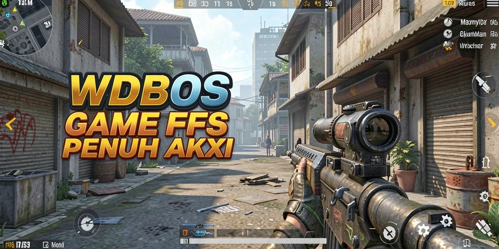 Screenshot gameplay <strong>WDBOS</strong> menunjukkan aksi mendebarkan dalam pertempuran FPS.